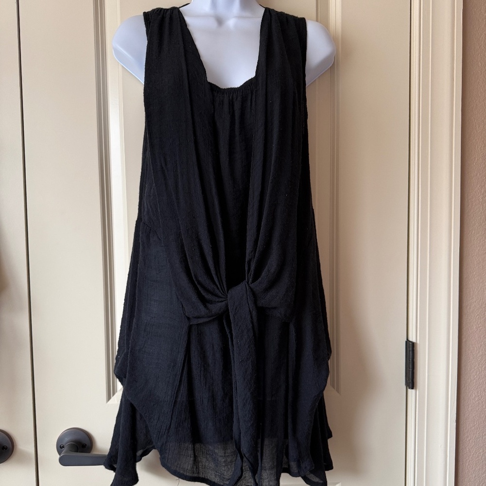 Papillon Tank Dress Black size Medium